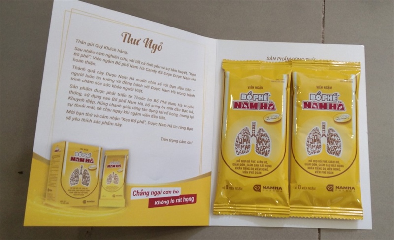 Viên ngậm bổ phế Nam Hà Candy (Hộp 10 vỉ x 8 viên) - Nam Hà 2