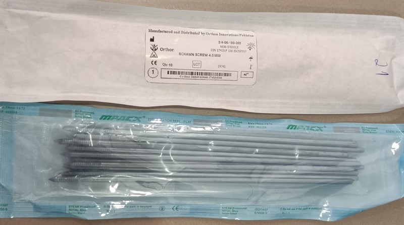 Vít săng 4,0 dài 200mm (Đinh Steimann) - Pakistan