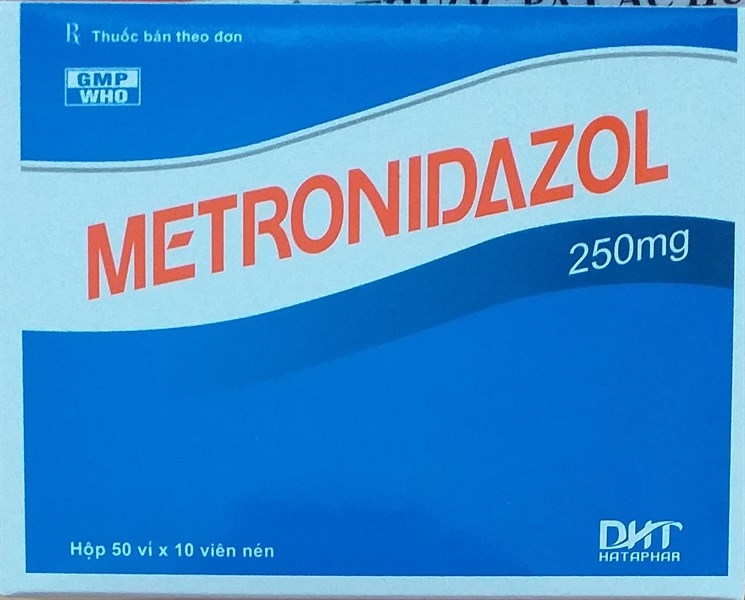 Metronidazol 250mg (H*50Vỉ*10viên) - Hà Tây