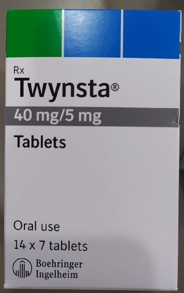 Twynsta 40/5mg (Điều trị tăng huyết áp vô căn) (H*14vỉ*7viên) - Germany