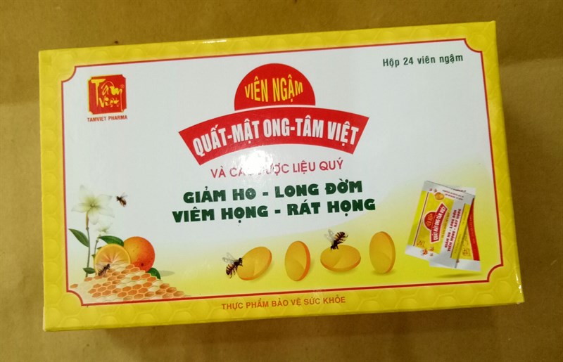 Viên ngậm quất mật ong Tâm Việt (H*24viên) - Đại Uy