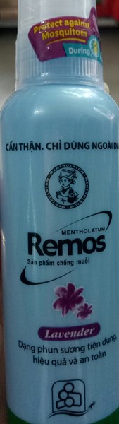 Xịt xua muỗi Remos lavender 60ml - Rohto/VN 2