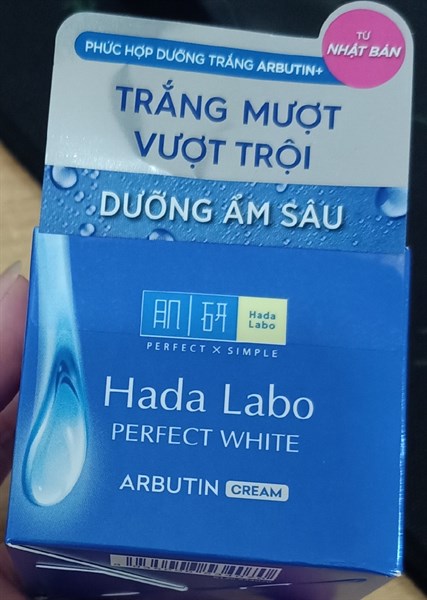 Kem dưỡng trắng (Hada Labo Perfect white cream) 50g - Rohto/VN