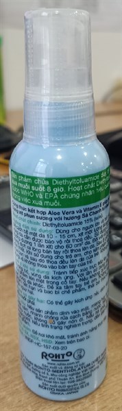 Xịt xua muỗi Remos hương sả chanh 60ml - Rohto/VN 3