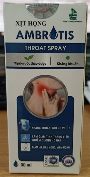 Xịt họng Ambrotis 30ml - Viễn Dương