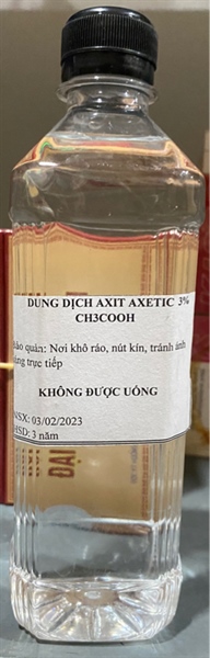 Acid acetic 3% chai 500ml