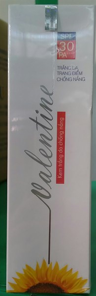 Kem trắng da chống nắng valentine 50g - Sao Thái Dương