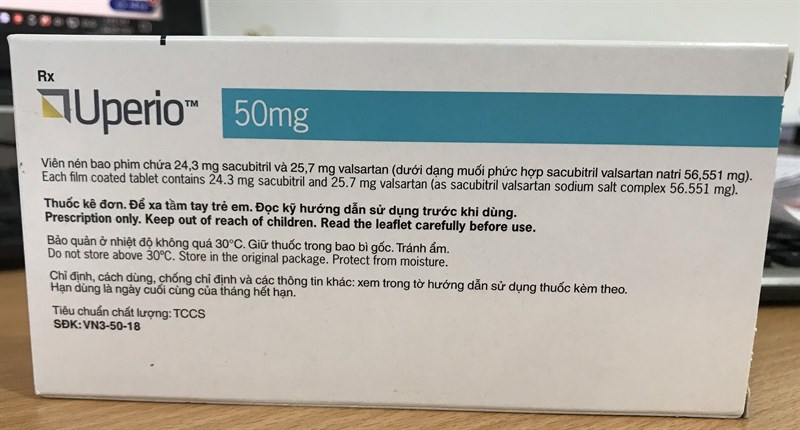 Uperio 50mg (Thuốc điều trị suy tim) (H*2vỉ*14viên) - ý 2