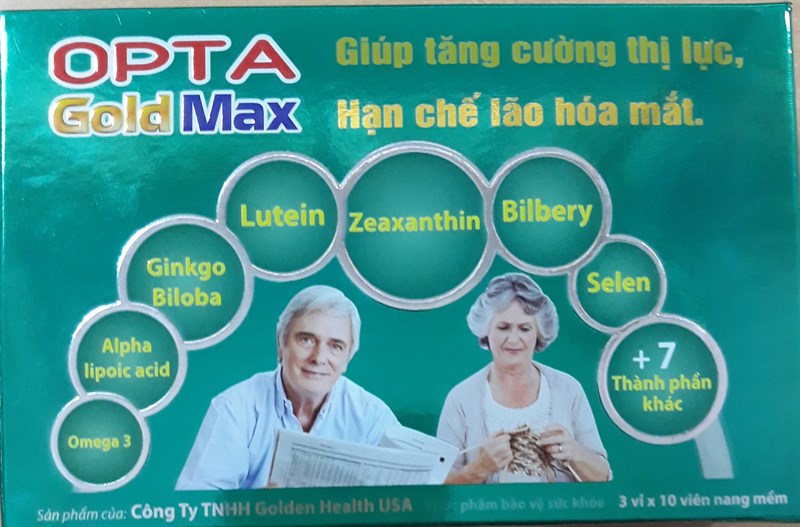 Opta gold max (giúp tăng cường thị lực...) (H*3vỉ*10viên) - Golden Health