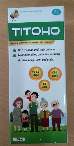 Siro TITOHO 100ml (Hỗ trợ nhuận phế, giảm ho) - Atito/ Vipanna