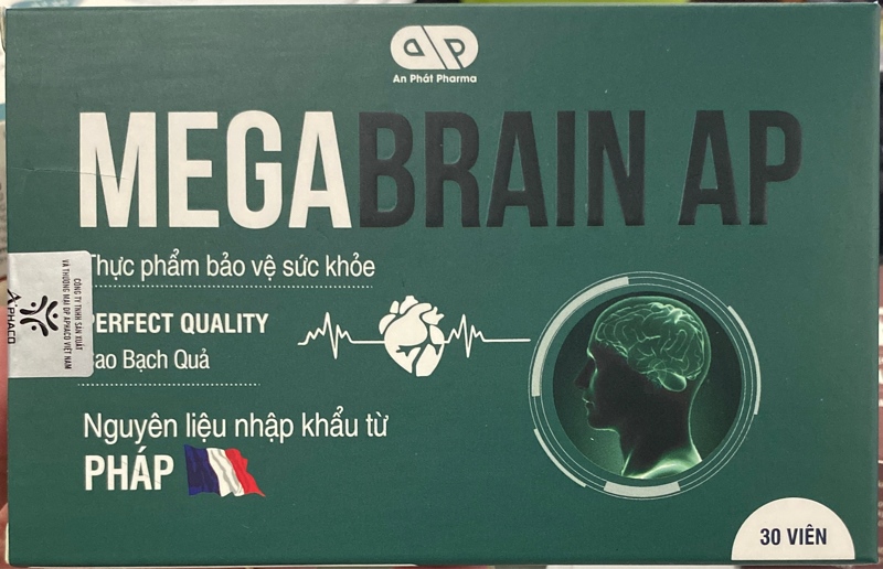 Mega Brain Ap (Hỗ trợ hoạt huyết) (Hộp 3 vỉ x 10 viên) - Tradiphar (Aphaco VN)