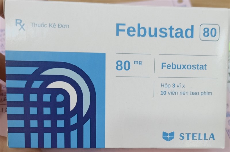 Febustad 80 (Febuxostat 80mg) (H*3vỉ*10viên) - Stella