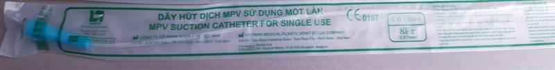 Dây hút dịch MPV không nắp số 8 (Túi*20cái) - Y tế Việt Nam