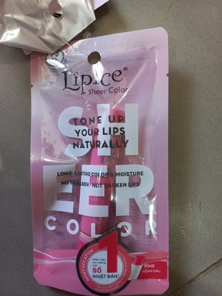 Son dưỡng môi Lipice Sheer Color Coral (Hồng Cam San Hô + hồng dâu + cam đào) - Rohto 2