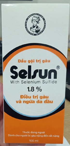 Dầu gội trị gàu Selsun 1,8% 100ml - Indonesia/Rohto