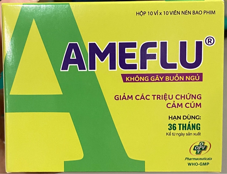 Ameflu (Hộp 10 vỉ x 10 viên) - OPV