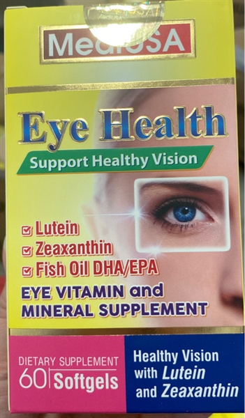 Eye Health (Tăng cường trí nhớ và thị lực) (Lọ 60 viên) - MediUSA 2
