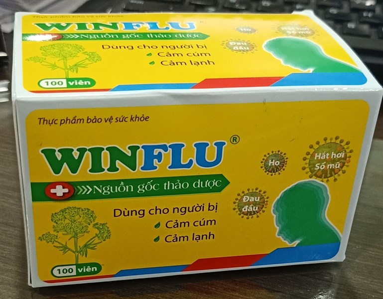 Winflu (Dùng cho người bị cảm cúm, cảm lạnh) (H*10vỉ*10viên) - Tâm Việt