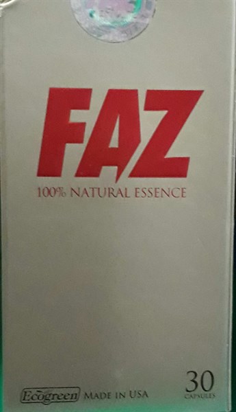 Viên uống Faz hỗ trợ giảm mỡ máu (Chai*30viên) - Mỹ