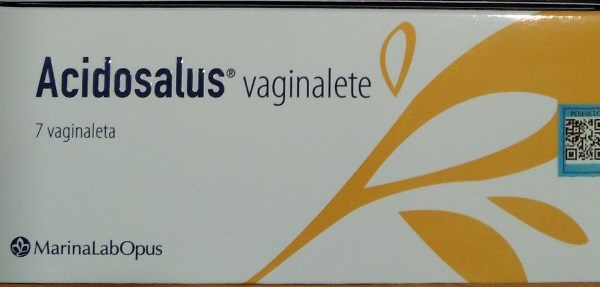 Viên đạn đặt Acidosalus Vaginalete (Hộp 7 viên) - Croatia/Hinew