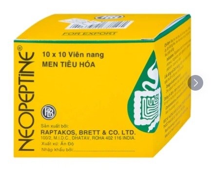 Neopeptine (H*10vỉ*10viên) - India