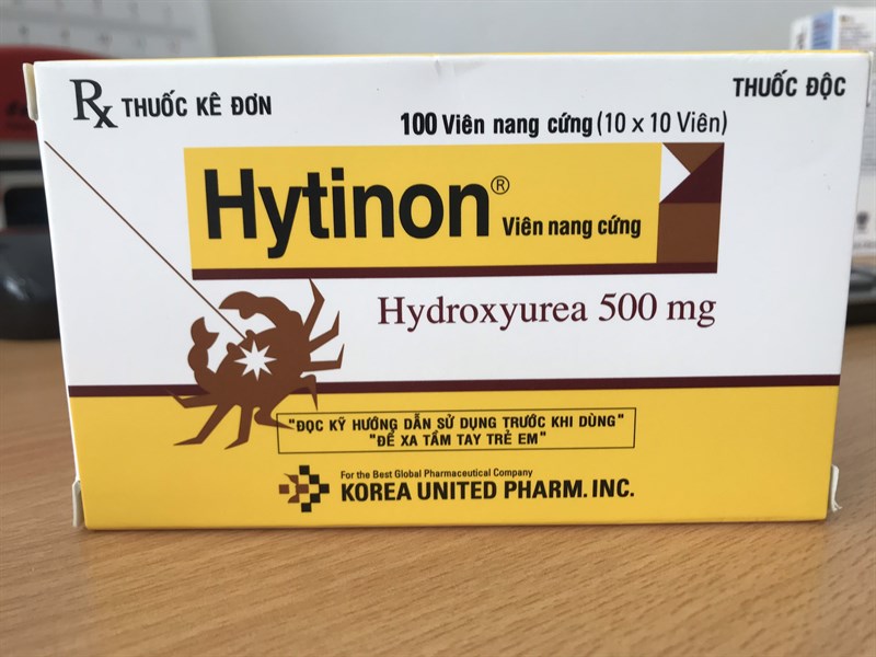 Hytinon (Hydroxyurea 500mg) (H*10vỉ*10viên) - Hàn Quốc