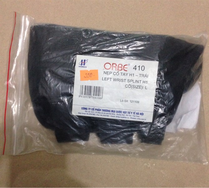 Nẹp cổ tay trái H1 cỡ M