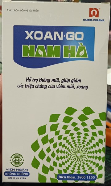 Viên ngậm Xoango Nam Hà (H*10vỉ*9viên) - Nam Hà
