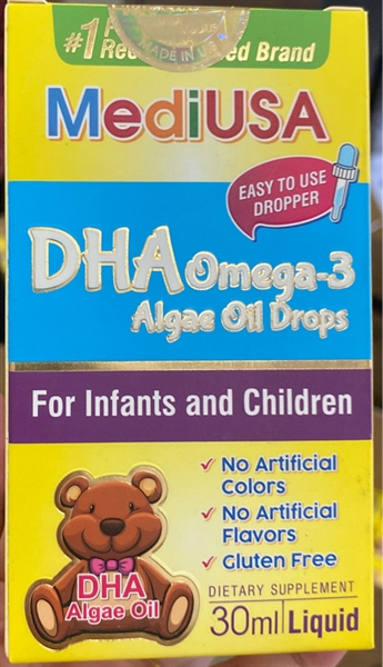 DHA Omega-3 Algae oil Drops 30ml - MediUSA 2