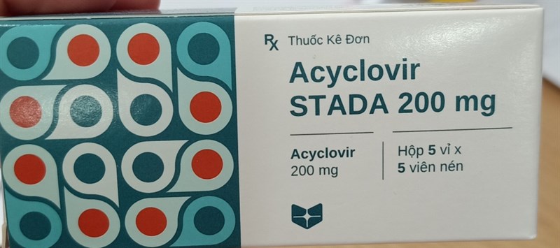 Acyclovir Stella 200mg (H*5vỉ*5viên) - Stella (Hộp)