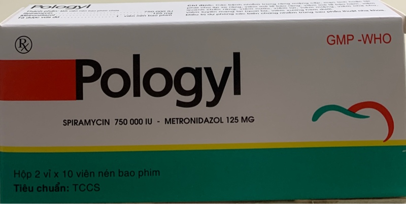 Pologyl (Spiramycin - Metronidazol) (H*2vỉ*10viên) - Quảng Bình