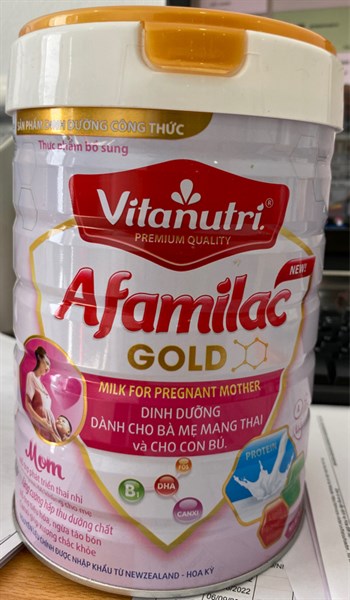 Vitanutri Afamilac gold (Dinh dưỡng cho bà mẹ mang thai và cho con bú) 900g - Hoàng Trung Kha