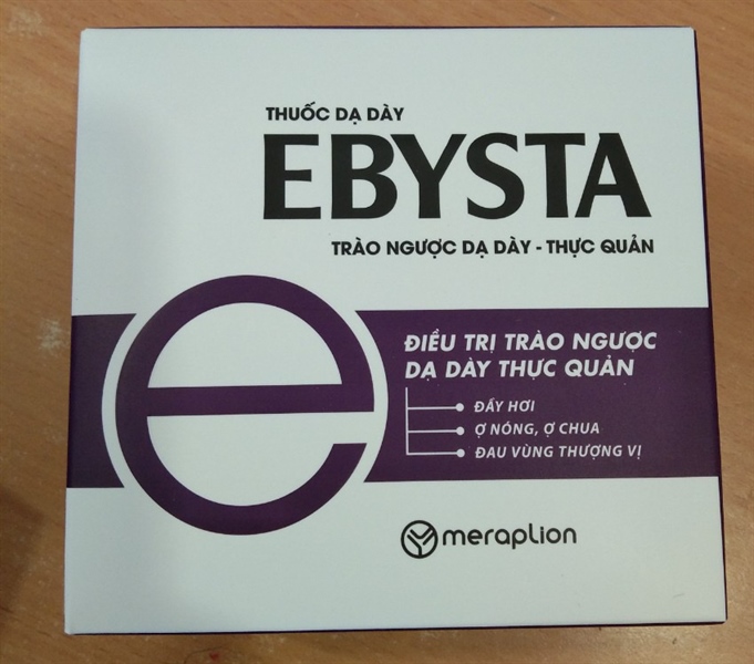 Thuốc dạ dày Ebysta (Hộp 20 gói x 10ml) - Merap