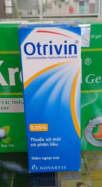 Otrivin 0,05 % Spray 10ml (xịt ) -Thụy sĩ