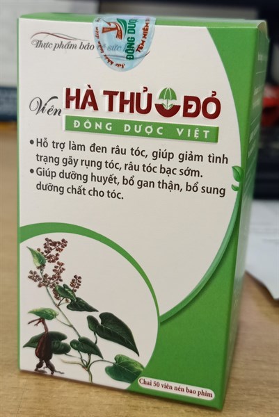 Hà thủ ô đỏ Đông Dược Việt (Lọ*50viên) - Kiến Tạo Việt