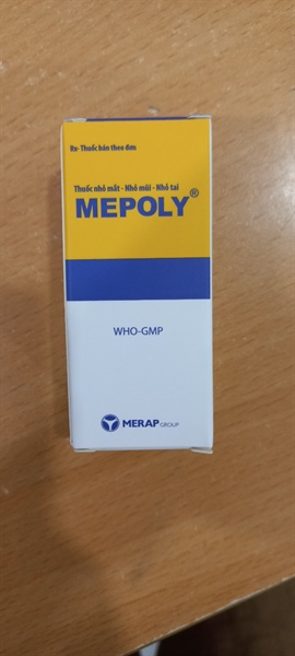 Thuốc nhỏ mắt - mũi - tai Mepoly 10ml - MERAP