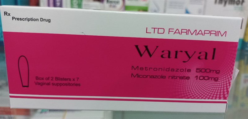 Waryal (H*2vỉ*7viên đạn đặt âm đạo) - Moldova