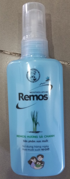 Xịt xua muỗi Remos hương sả chanh 70ml - Rohto/VN