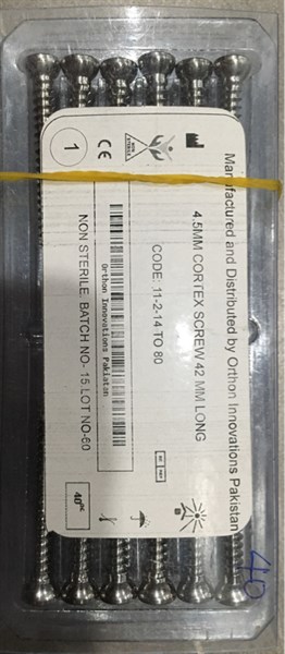 Vít cứng 4,5 dài 42,0mm - Pakistan