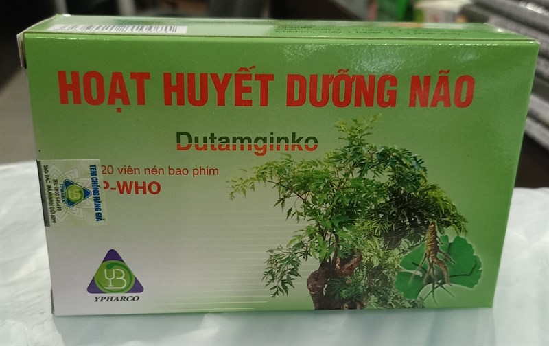 Hoạt huyết dưỡng não Dutamginko (K*60H*5Vỉ*20viên) - Yên Bái