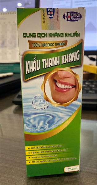 Dung dịch kháng khuẩn Khẩu thanh khang 250ml - Dược Liệu HN