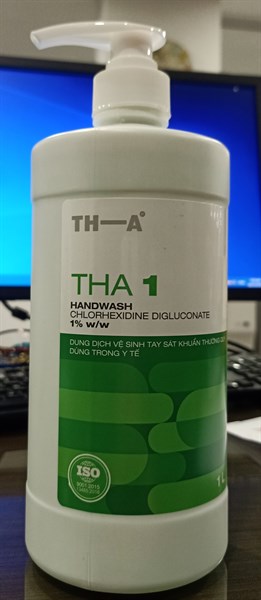 THA 1 Dung dịch vệ sinh tay sát khuẩn thường quy (Chai 1lit) - Tân Hương/VN