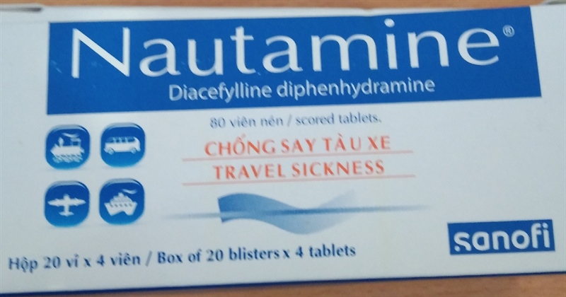 Nautamine 90mg (H*20vỉ*4viên) - Sanofi aventis