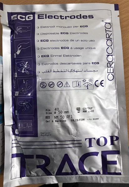 Điện cực tim người lớn Electrodes (Túi*40cái) - Ceracarta