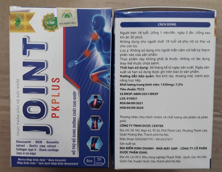 Joint PK plus (Khớp) (Lọ*50viên) - Oshii