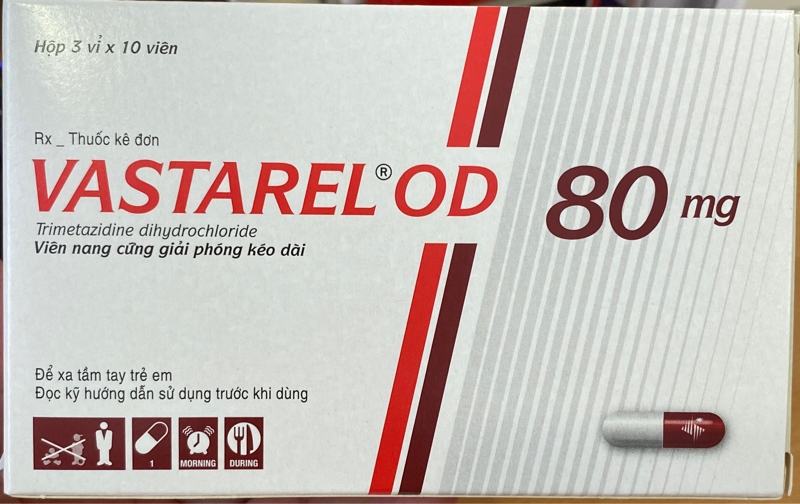 Vastarel OD 80mg (Hộp 3 vỉ x 10 viên) - Servier/Hungary