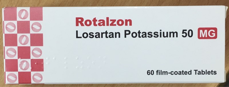 Rotalzon (losartan potassium 50mg) (H*6vỉ*10viên) - Bồ Đào Nha