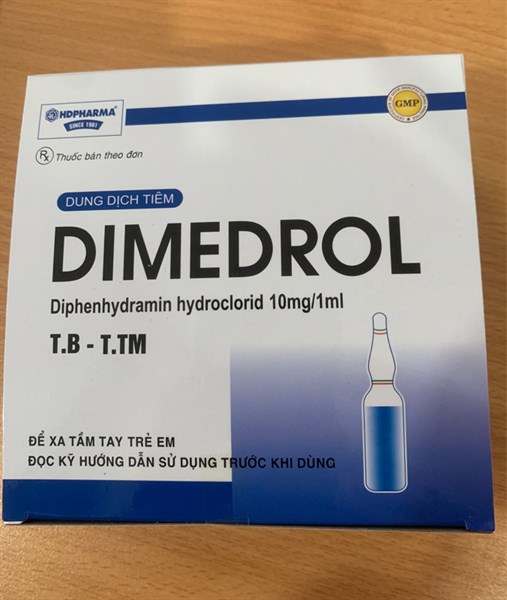 Dimedrol 10mg/ml (H*100ống*1ml) - Hải Dương