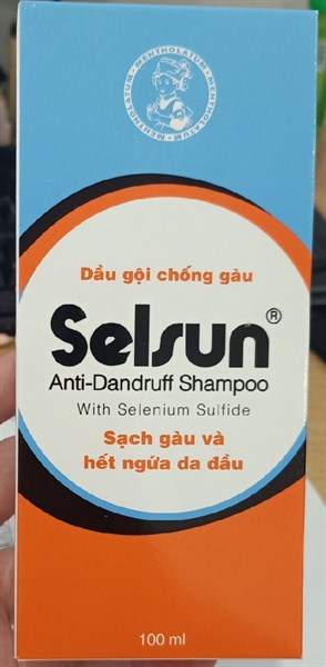 Dầu gội chống gàu (Selsun Anti - Dandruff shampoo) 100ml - Indonesia/Rohto (Lọ)