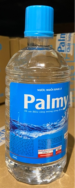Nước muối sinh lý Palmy 500ml (Kiện 20 chai) - QT Palmy
